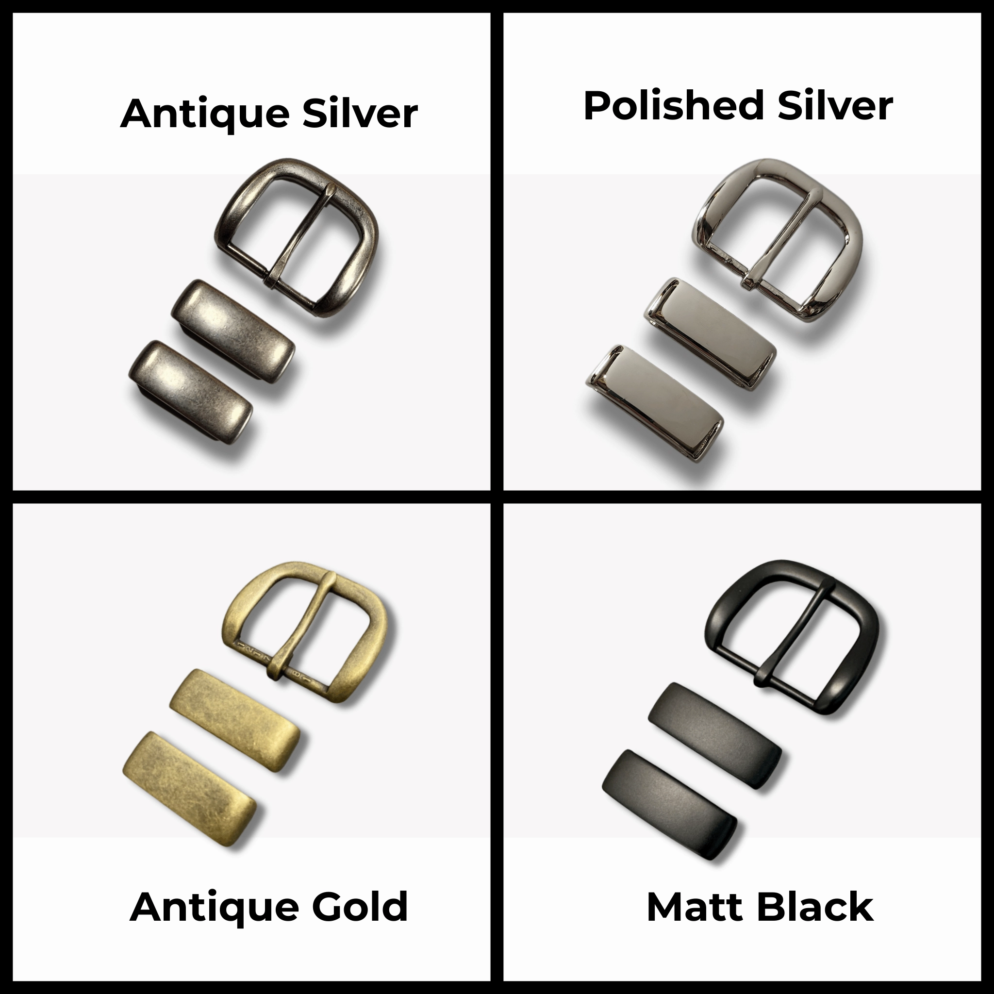 38mm | Double Keeper | Black Casual Belt