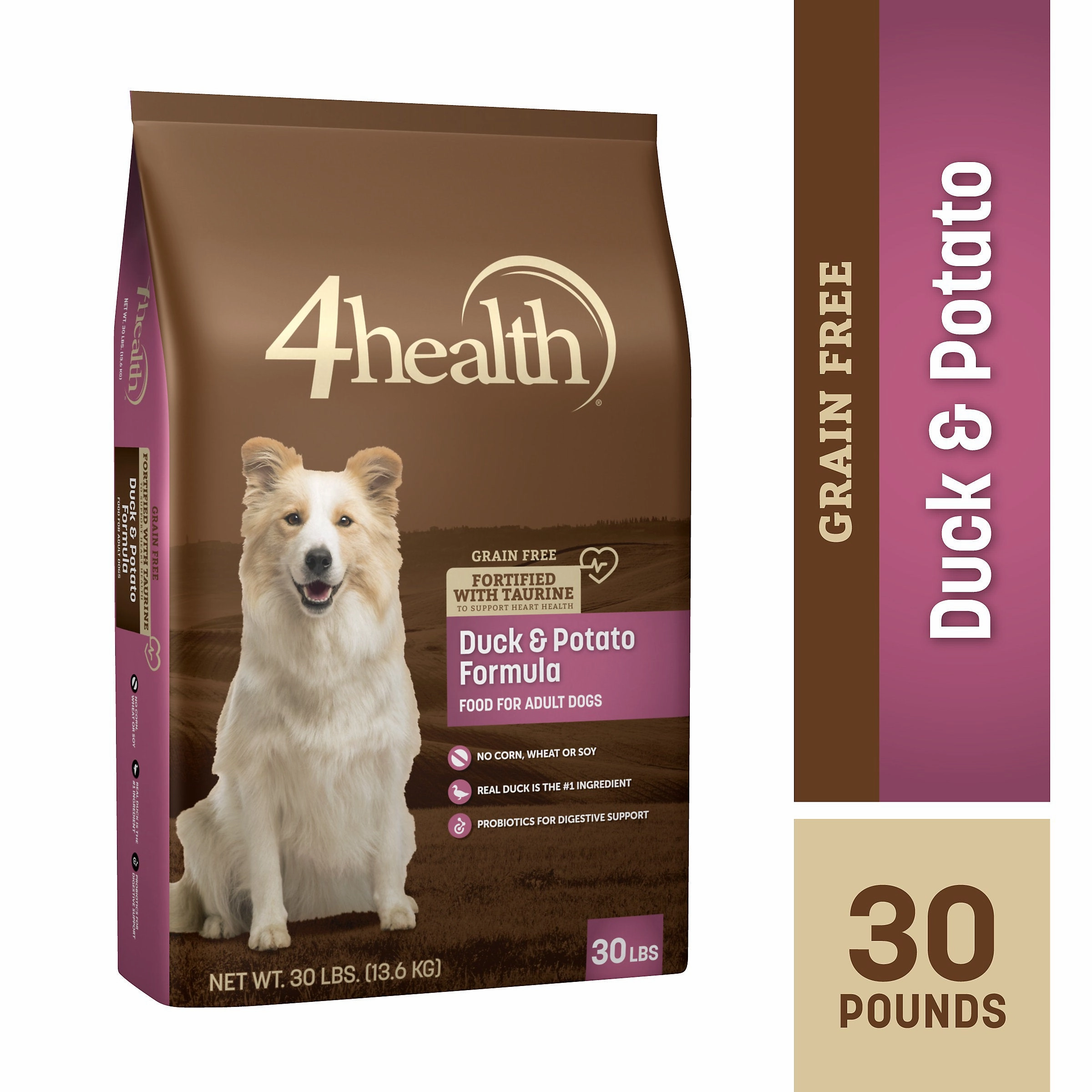 4health Grain Free Duck & Potato Formula Dry Dog Food