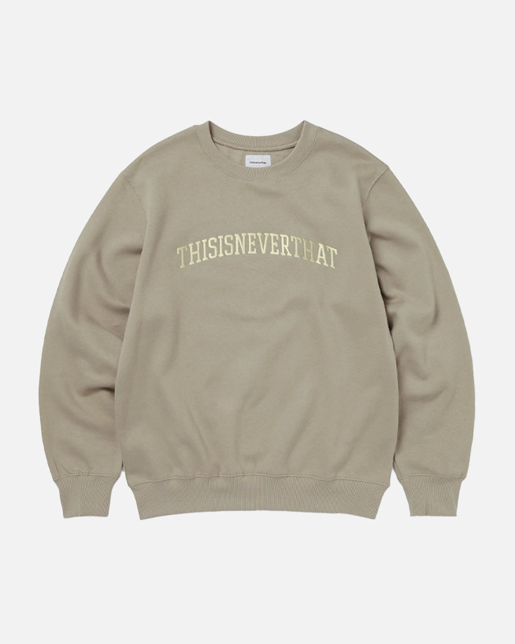 Arch-Logo Crewneck Deep Beige