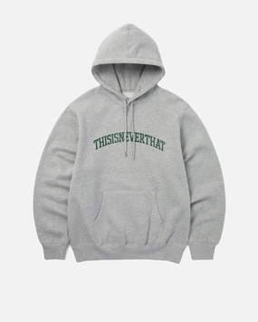 Arch-Logo Hoodie Heather Grey