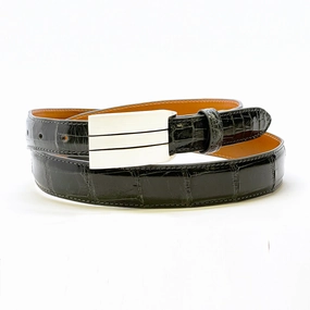 B G Mudd 507 Brushed Silver One Piece Buckle 1.0