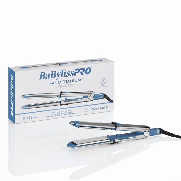 BaBylissPRO® Nano Titanium 1 1/2 Prima3300 Stainless Steel Styling Iron