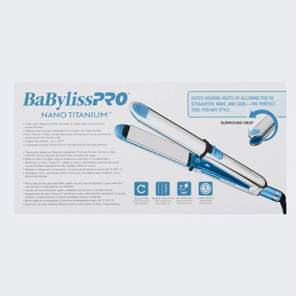 BaBylissPRO® Nano Titanium 1 1/2 Prima3300 Stainless Steel Styling Iron