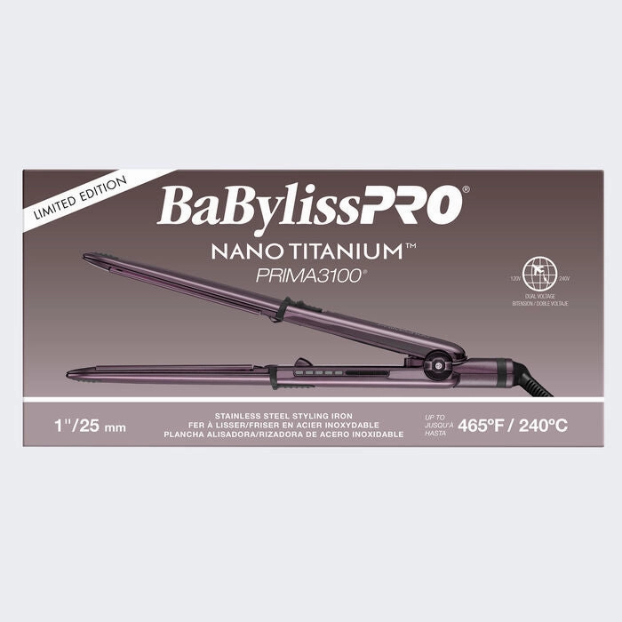 BaBylissPRO® Nano Titanium™ Limited Edition Nightfall Collection 1 Prima3100 Styling Iron