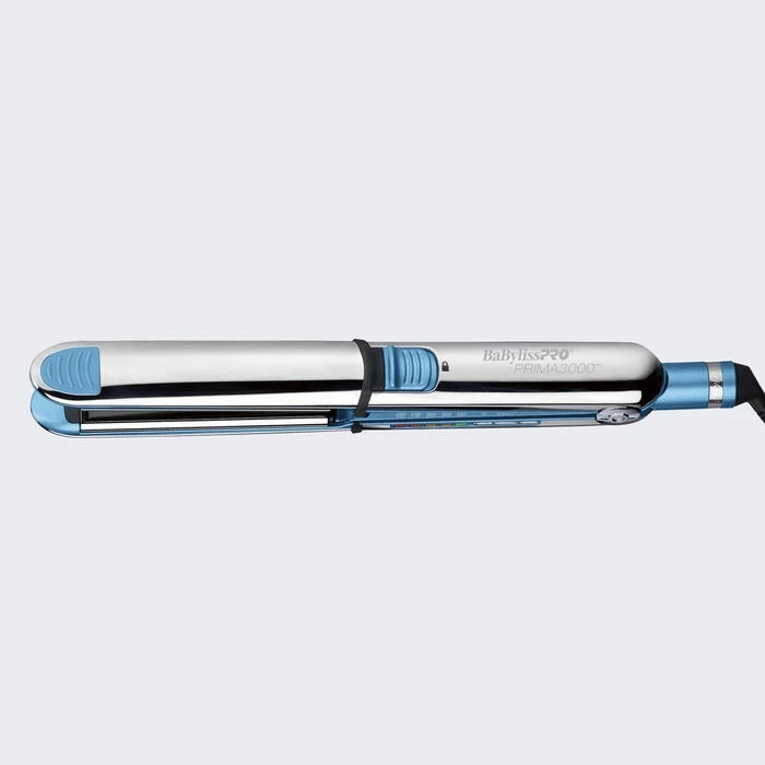 BaBylissPRO® Nano Titanium™ Prima3000 Stainless Steel 1.25 Flat Iron Dual Voltage [BNT3000TUC]