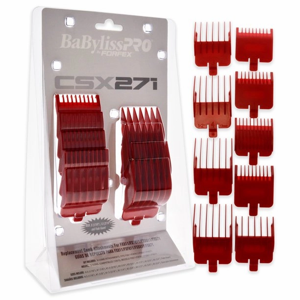 BaBylissPRO® Red Comb Set for All 811 Models. FX668. FX671 [FXCSX271]