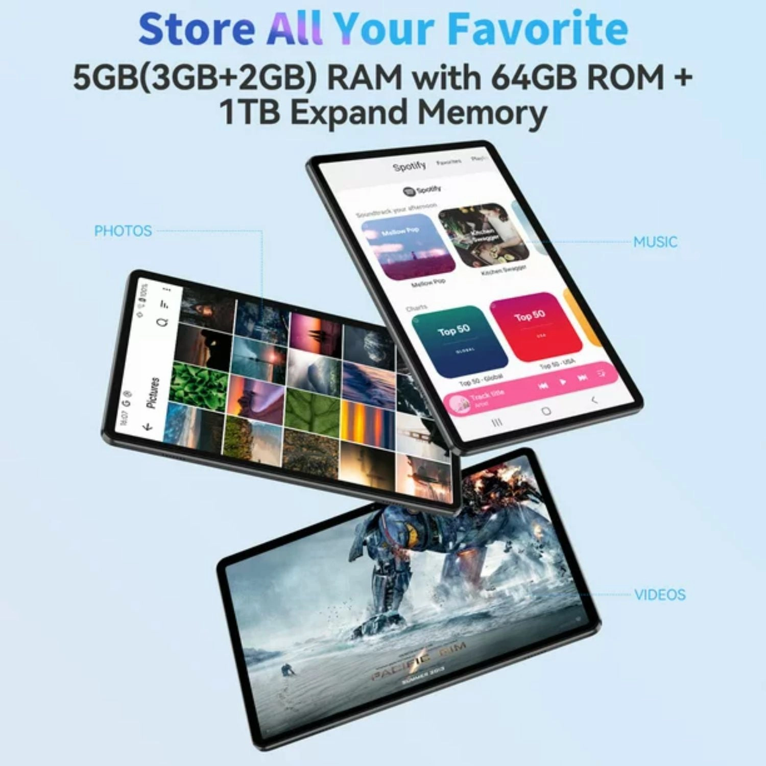 Blackview Tab7wifi Tab 7 3GB/64GB 10.1" Wi-Fi Gray