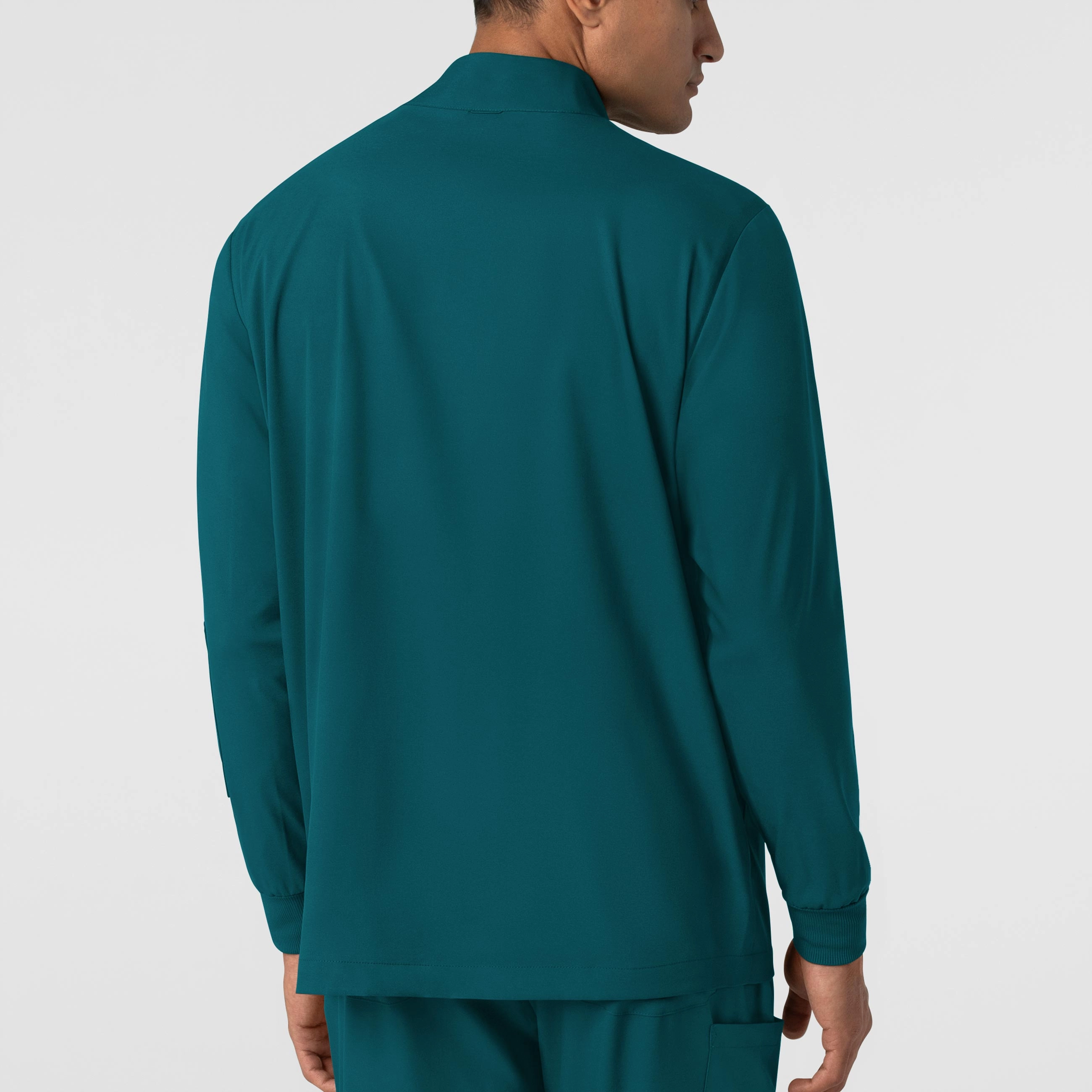 Boundless Men's Warm Up Scrub Jacket - Caribbean