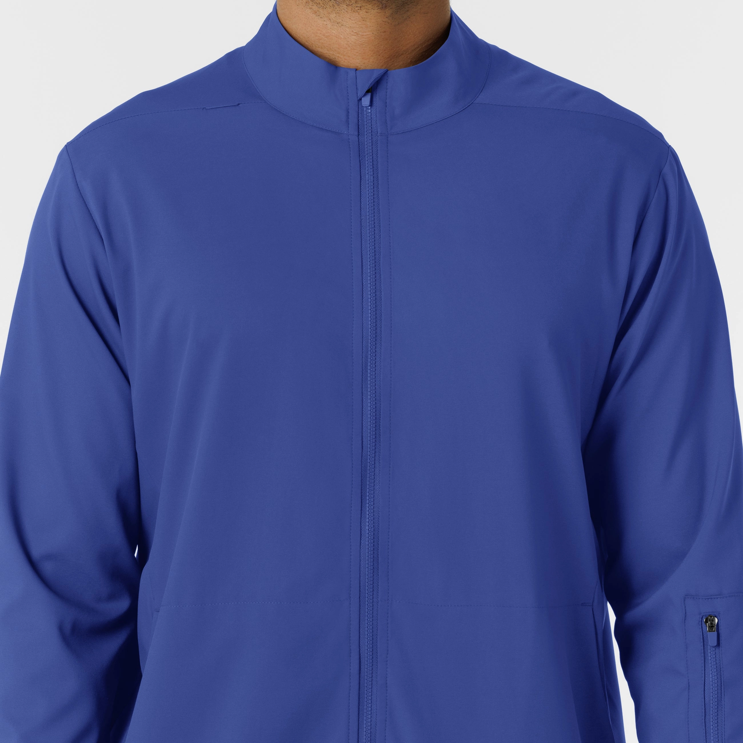 Boundless Men's Warm Up Scrub Jacket - Galaxy Blue