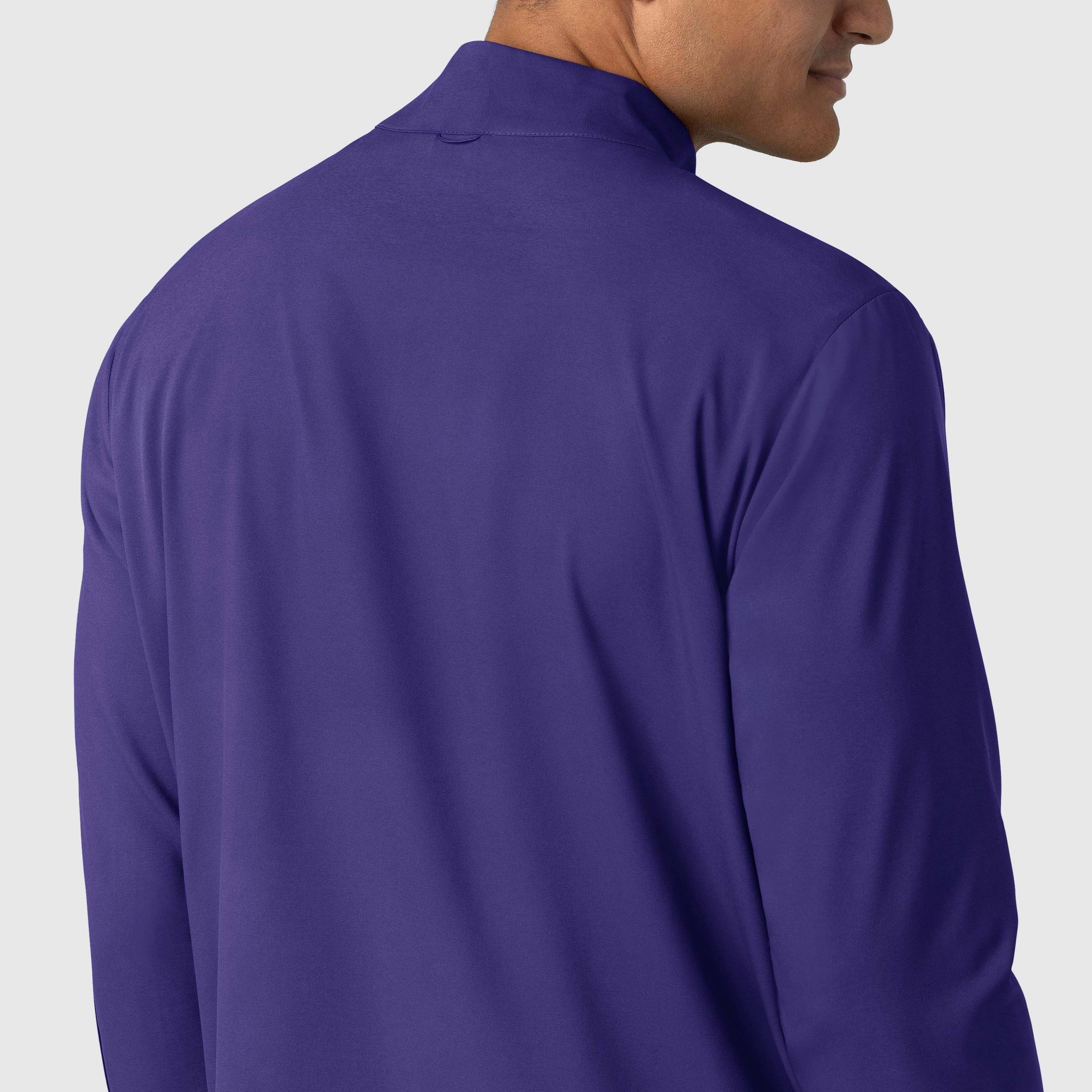 Boundless Men's Warm Up Scrub Jacket - Grape