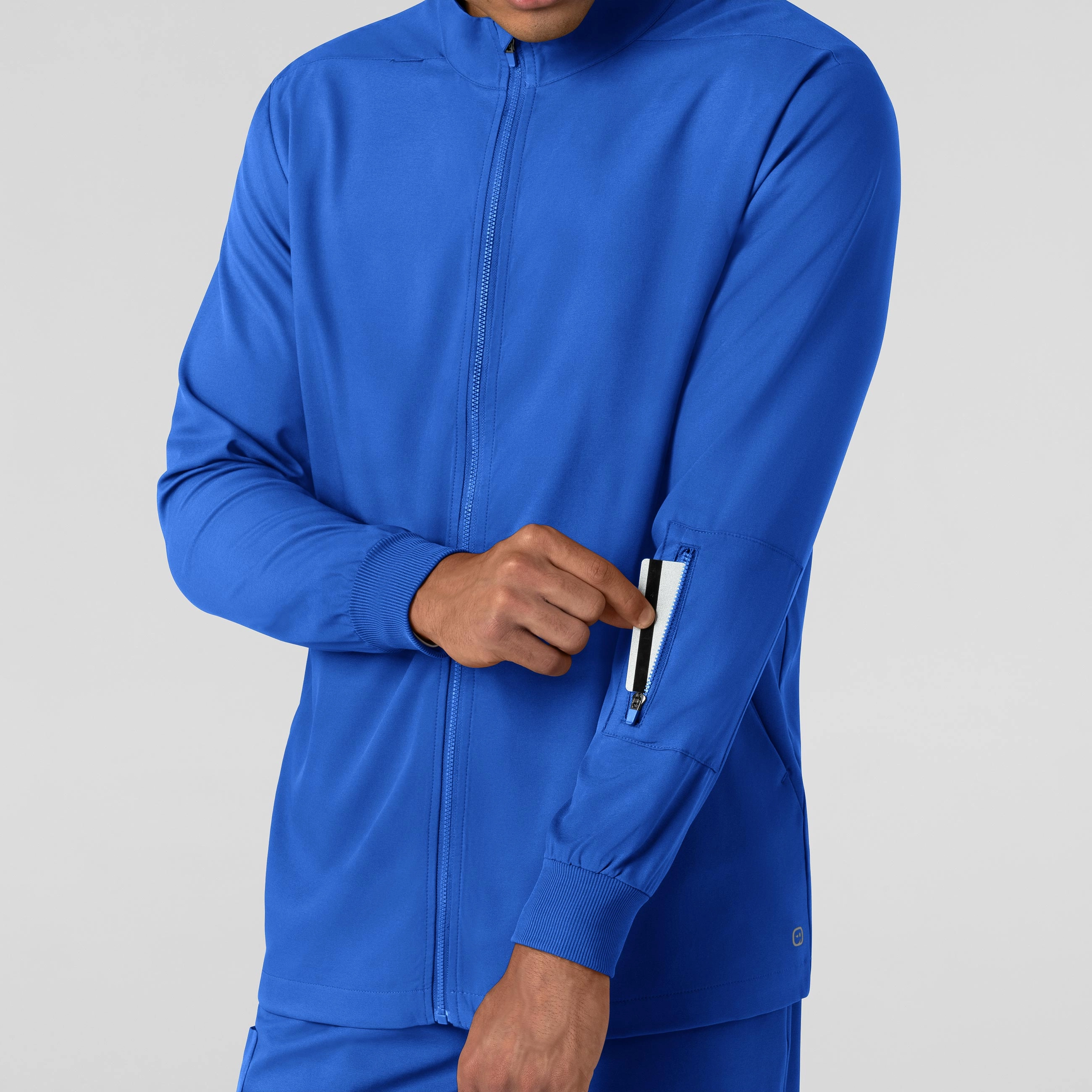 Boundless Men's Warm Up Scrub Jacket - Royal