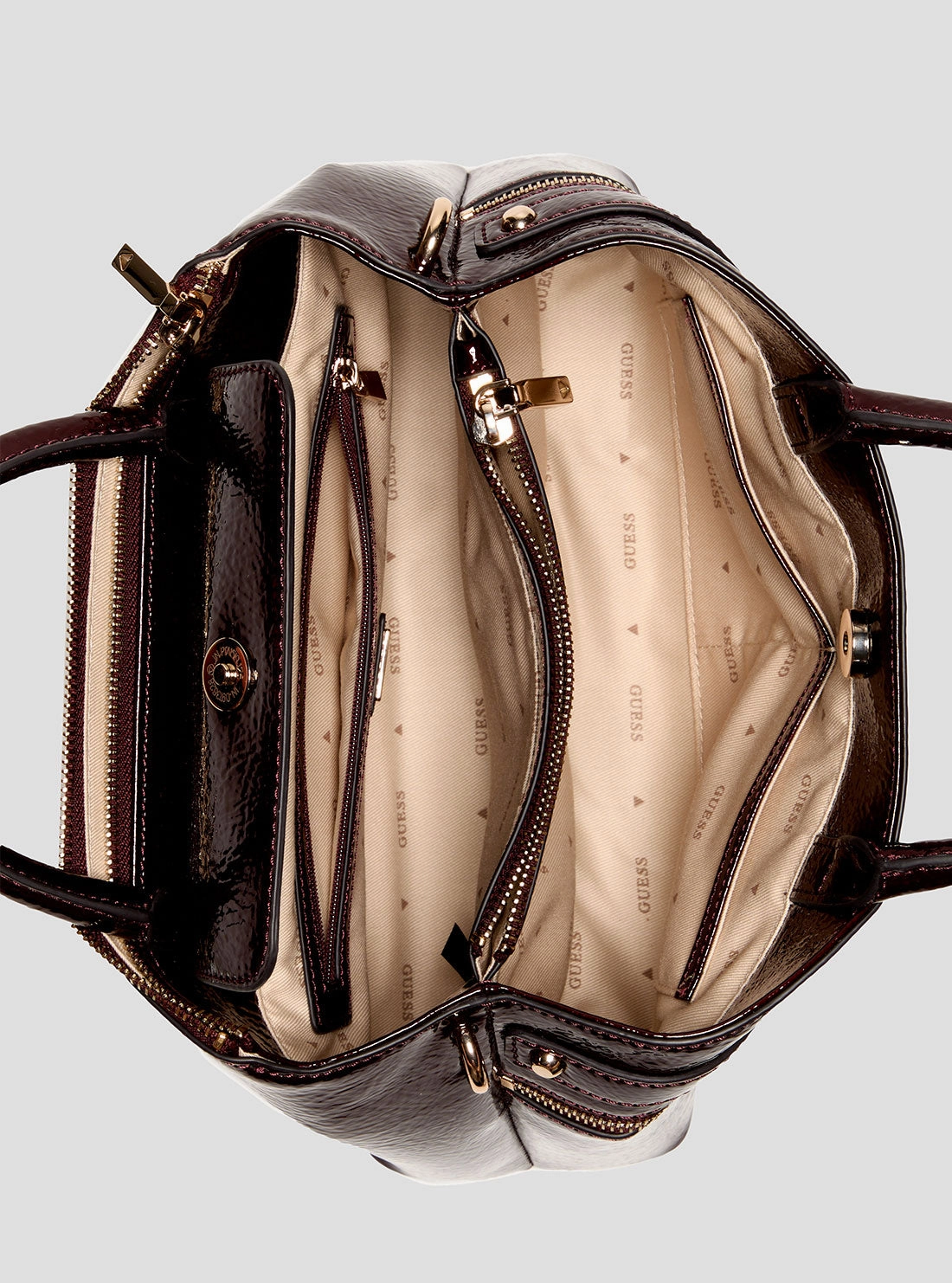 Burgundy Trissa Girlfriend Satchel Bag
