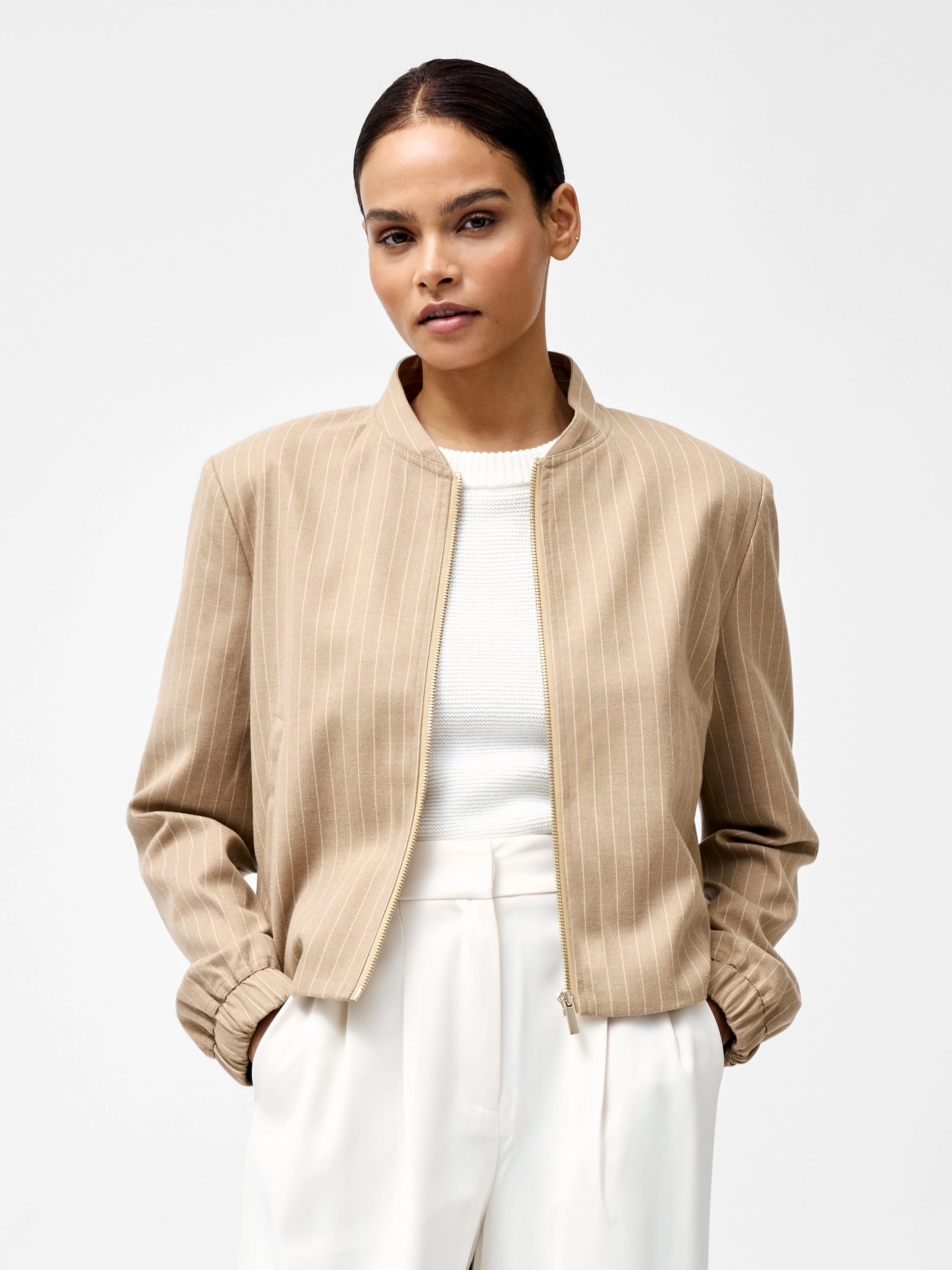 Caspian Tailored Bomber Jacket