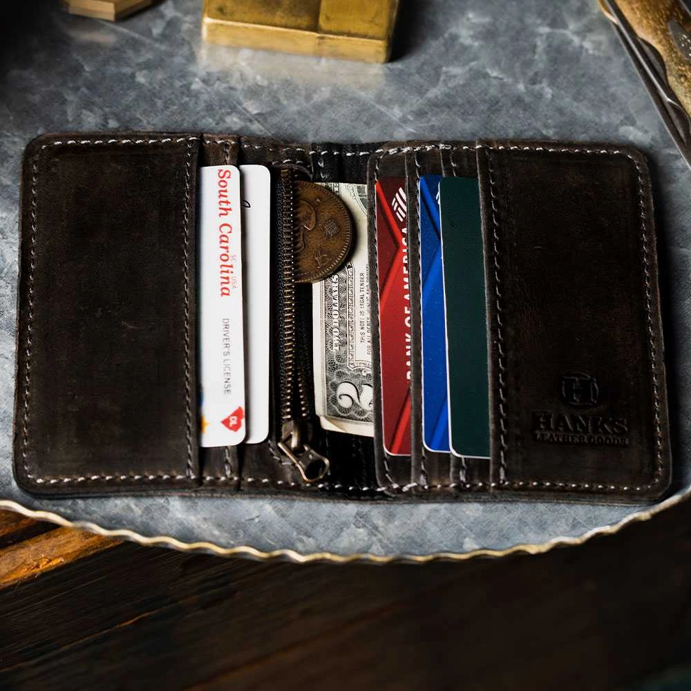 Crater Bifold With Zipper