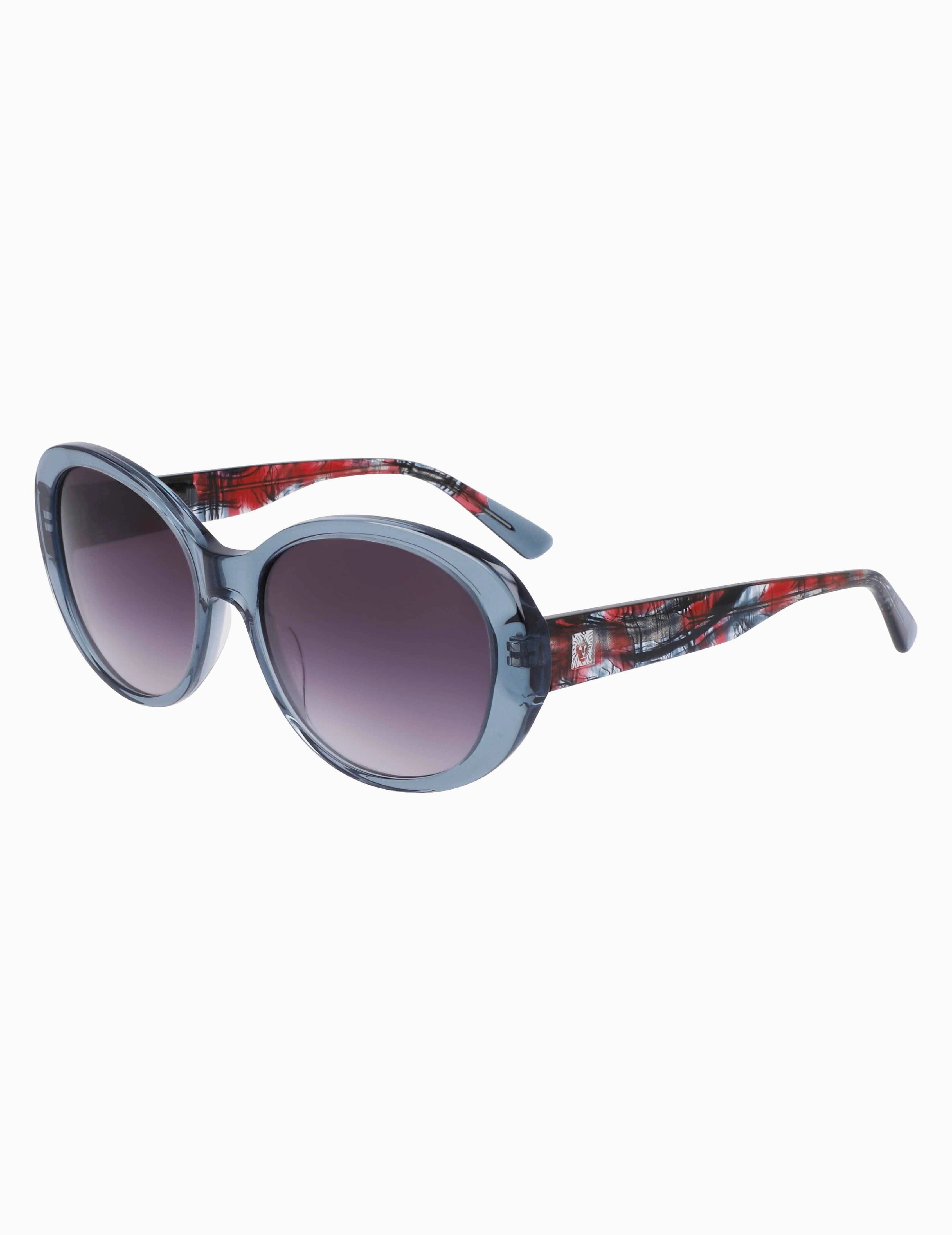 Crystal Glamorous Oval Sunglasses