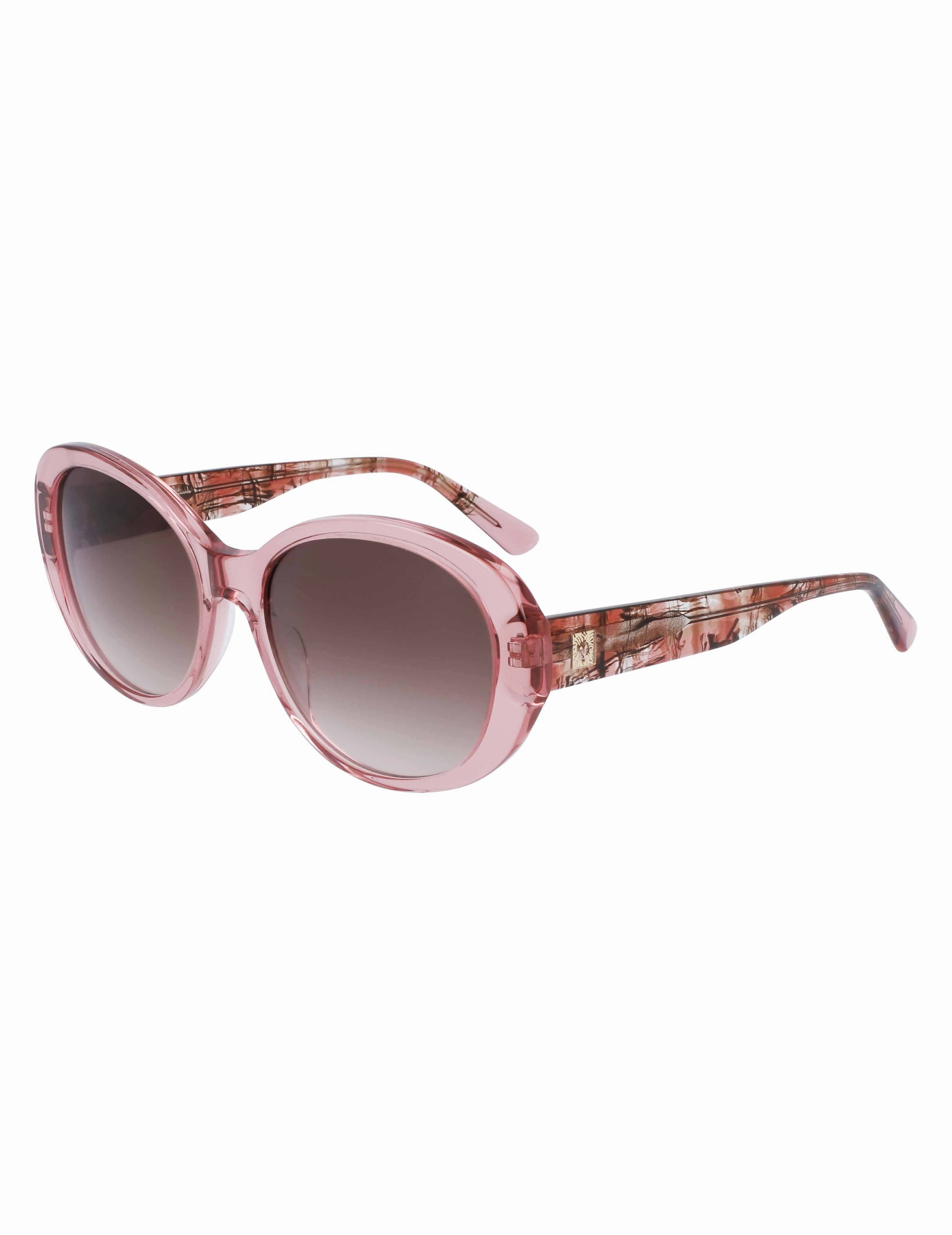 Crystal Glamorous Oval Sunglasses