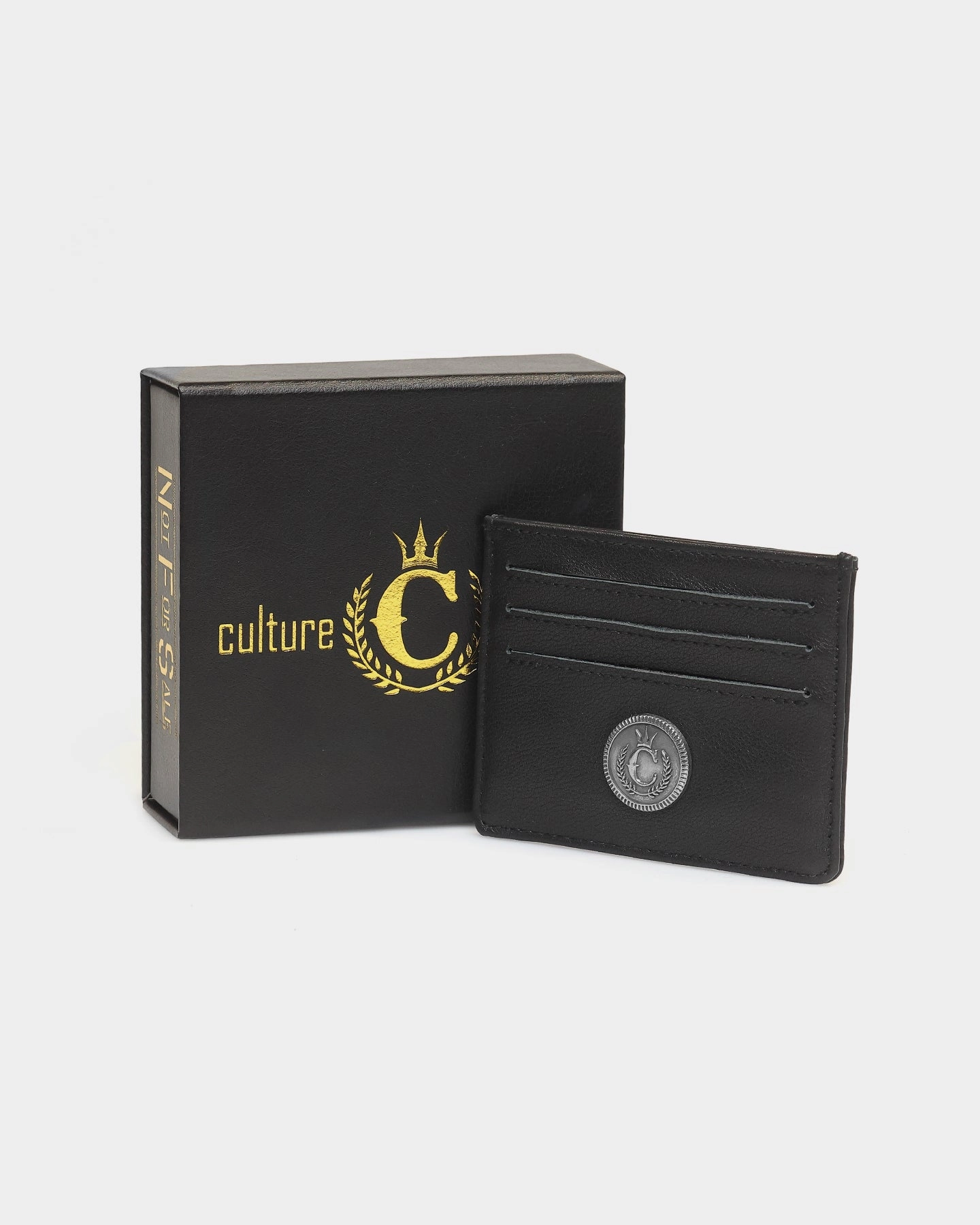 Culture Kings Coin Pendant Card Wallet Black/Silver