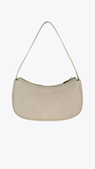 Dixiee Shoulder Bag - Beige Suede