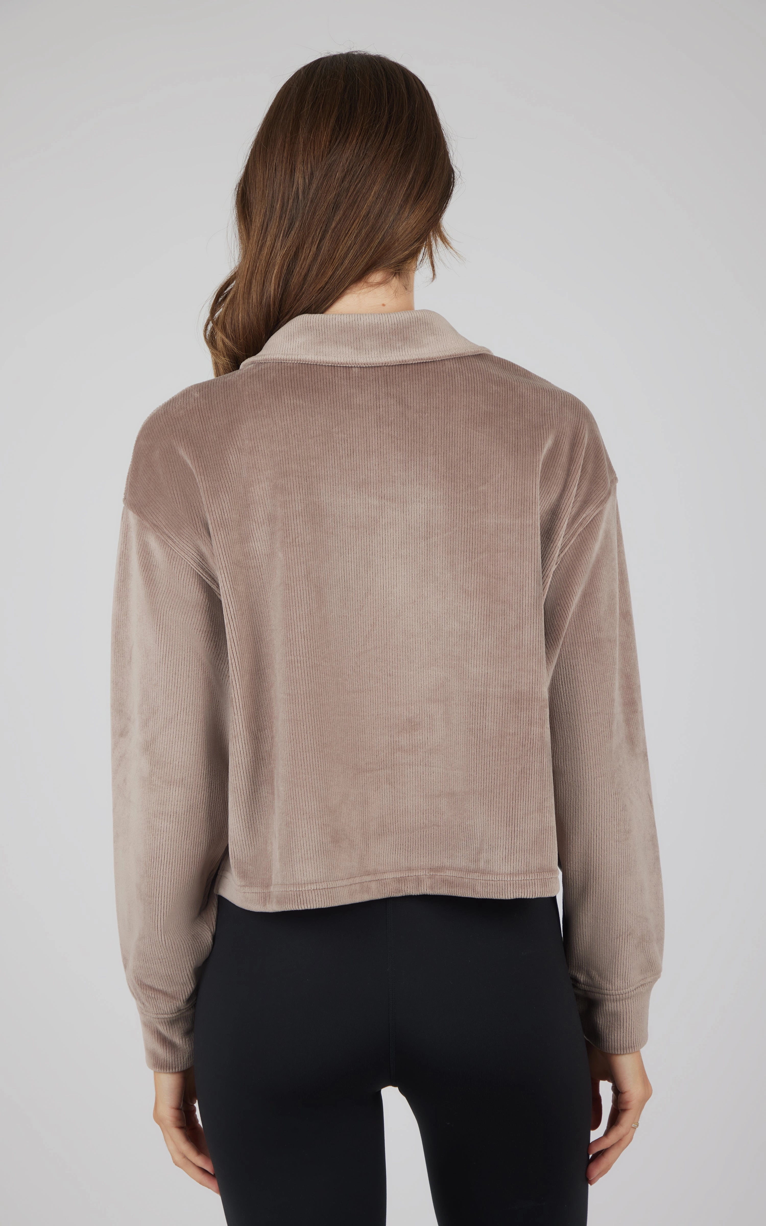 Dreamy Velour Ribbed Shacket