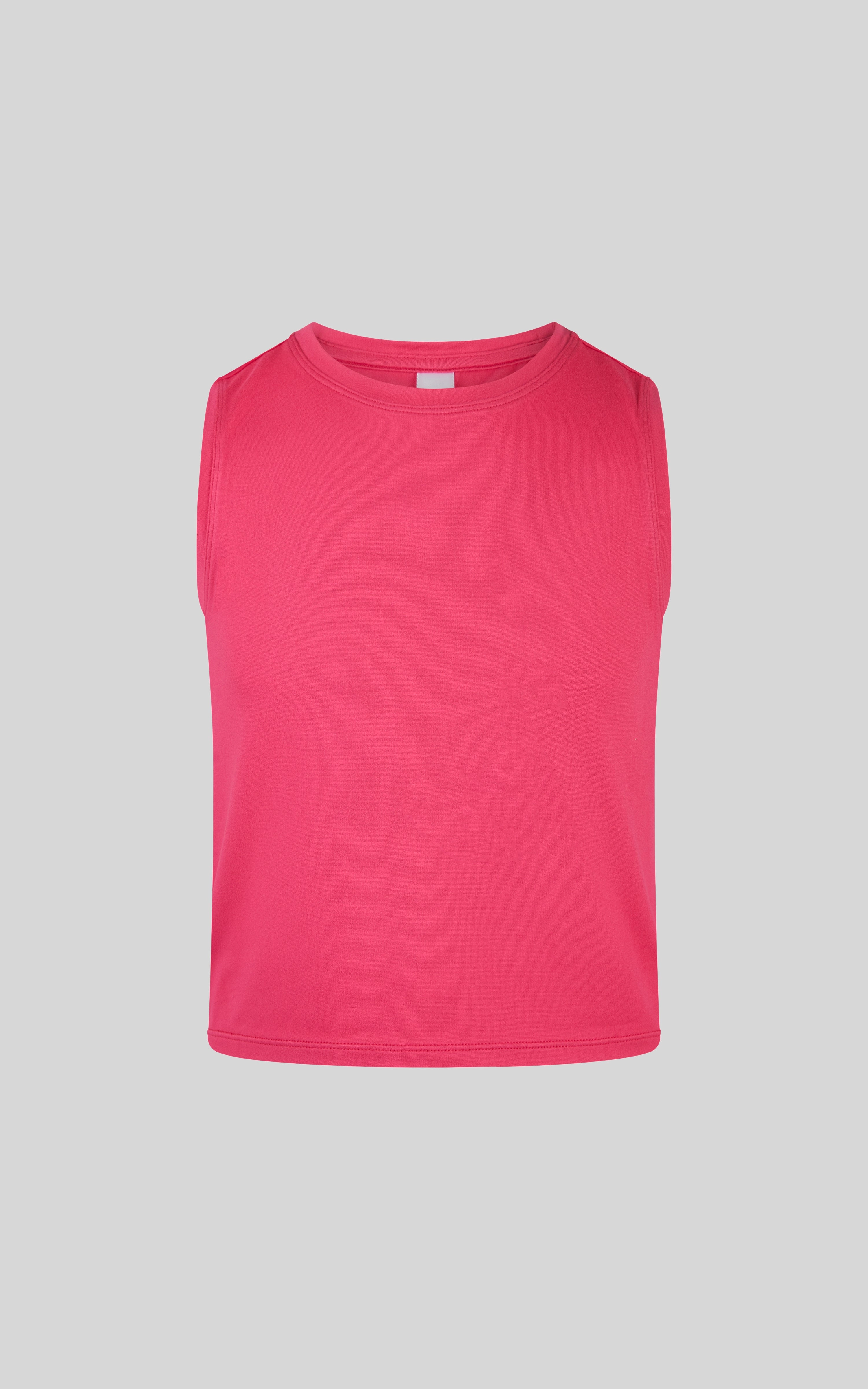 Girls 2 PK Twist Tank and Crew Neck Tank Top