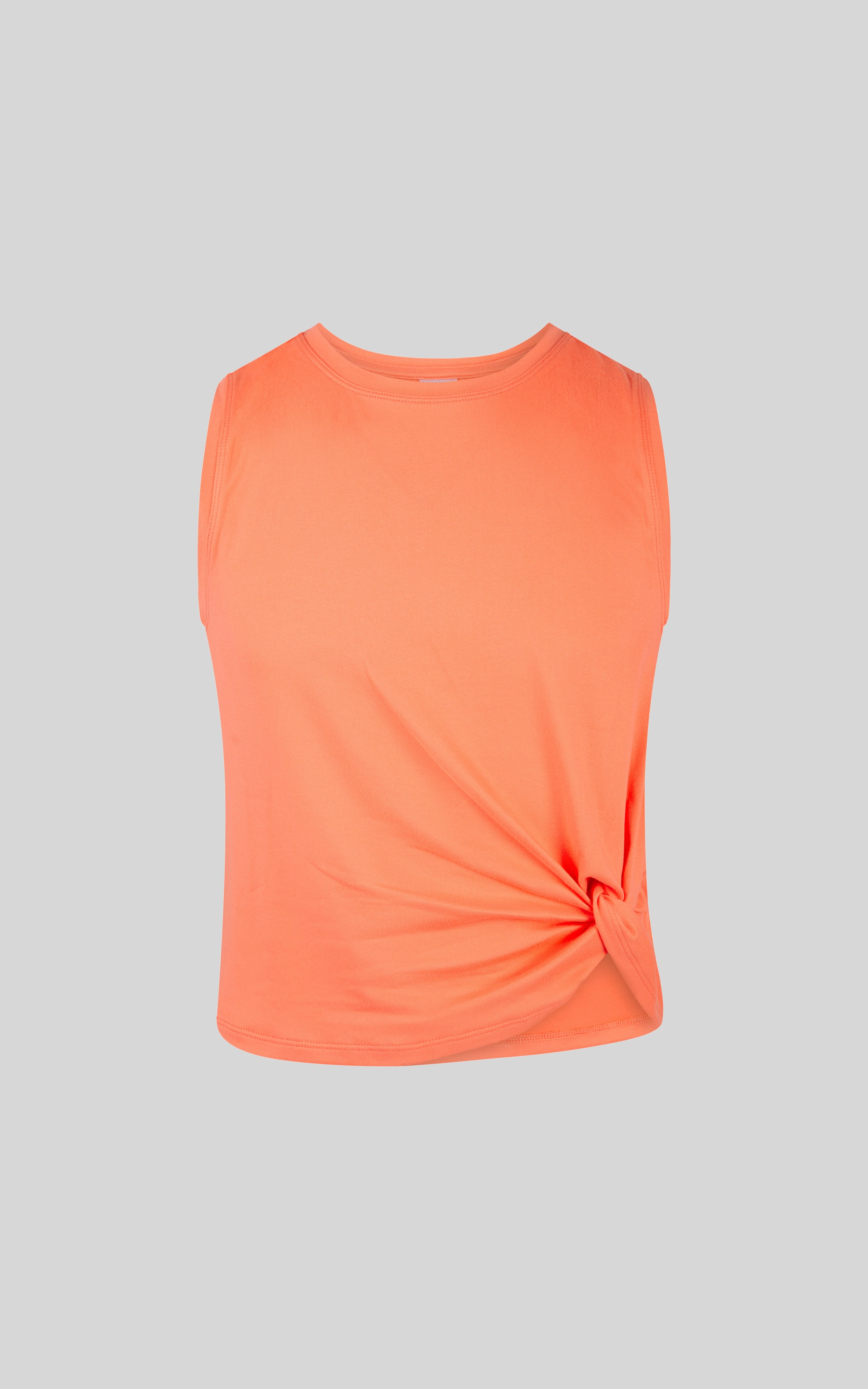Girls 2 PK Twist Tank and Crew Neck Tank Top