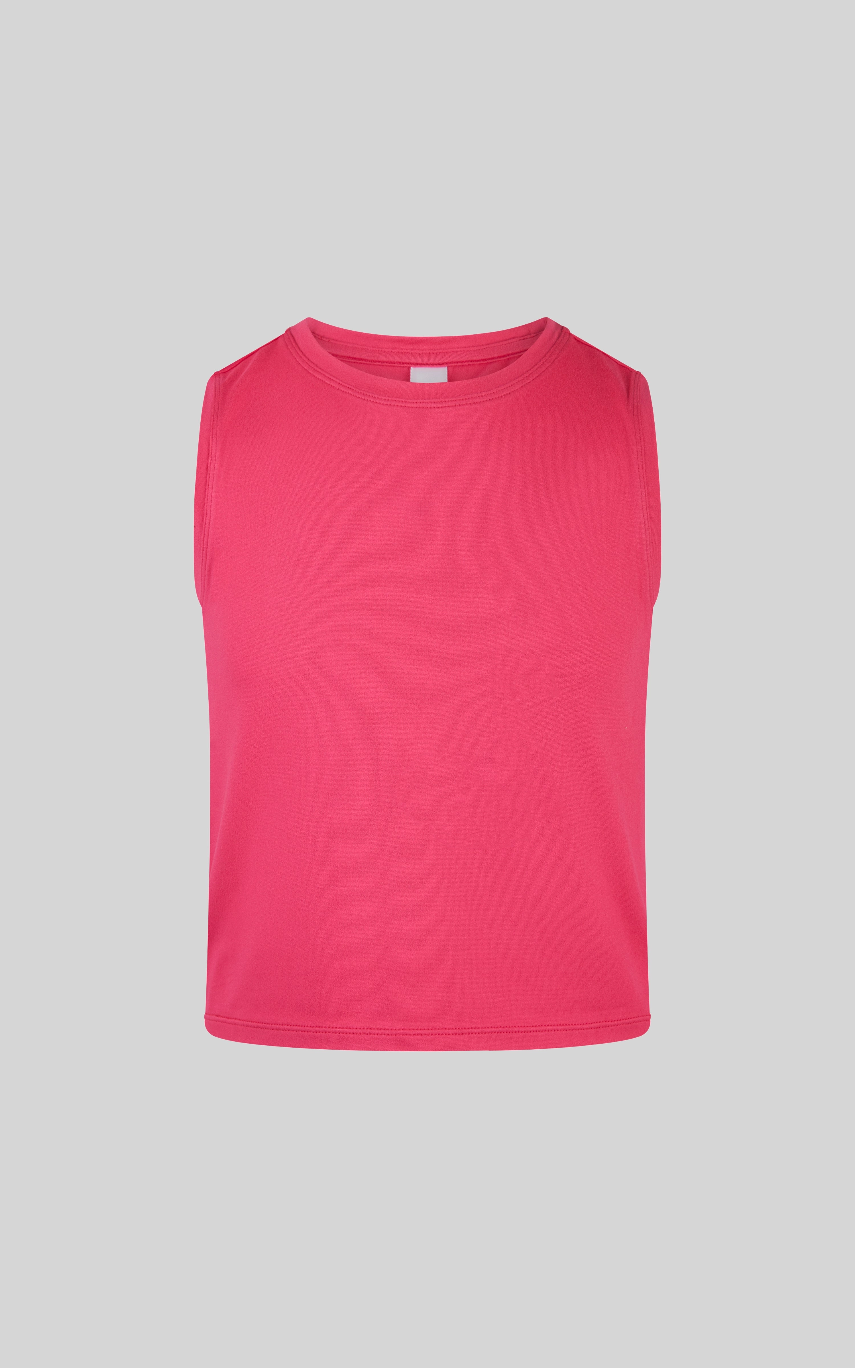 Girls 2 PK Twist Tank and Crew Neck Tank Top
