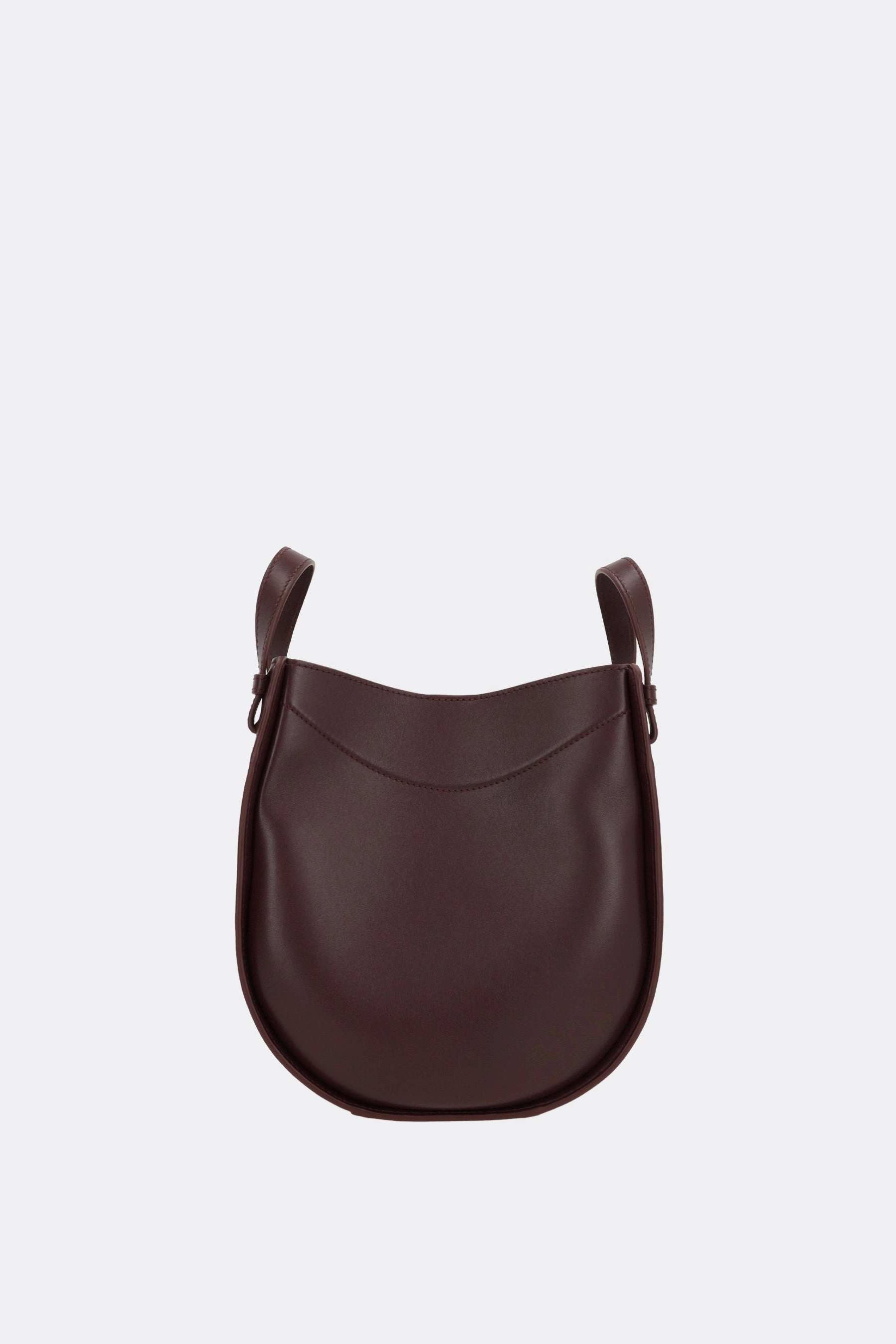 Hammock slice bag in shiny leather