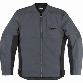 Icon Slabtown Motorcycle Jacket Gray