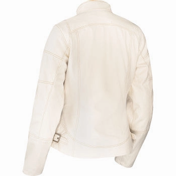 Icon Women's Tuscadero3™ Motorcycle Jacket White