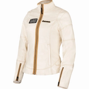 Icon Women's Tuscadero3™ Motorcycle Jacket White