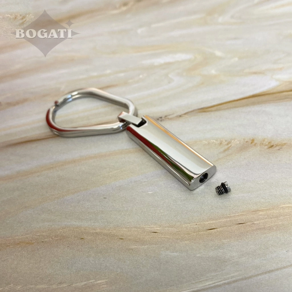 J-411 - Cylinder Bar Keychain - Key to My Heart
