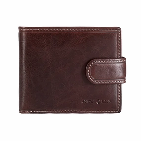 Jekyll & Hide Leather Bifold Wallet with Coin and ID Window - Mocha