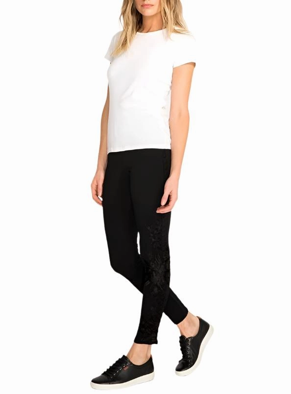 Johnny Was Joanna Tonal Embroidered Legging