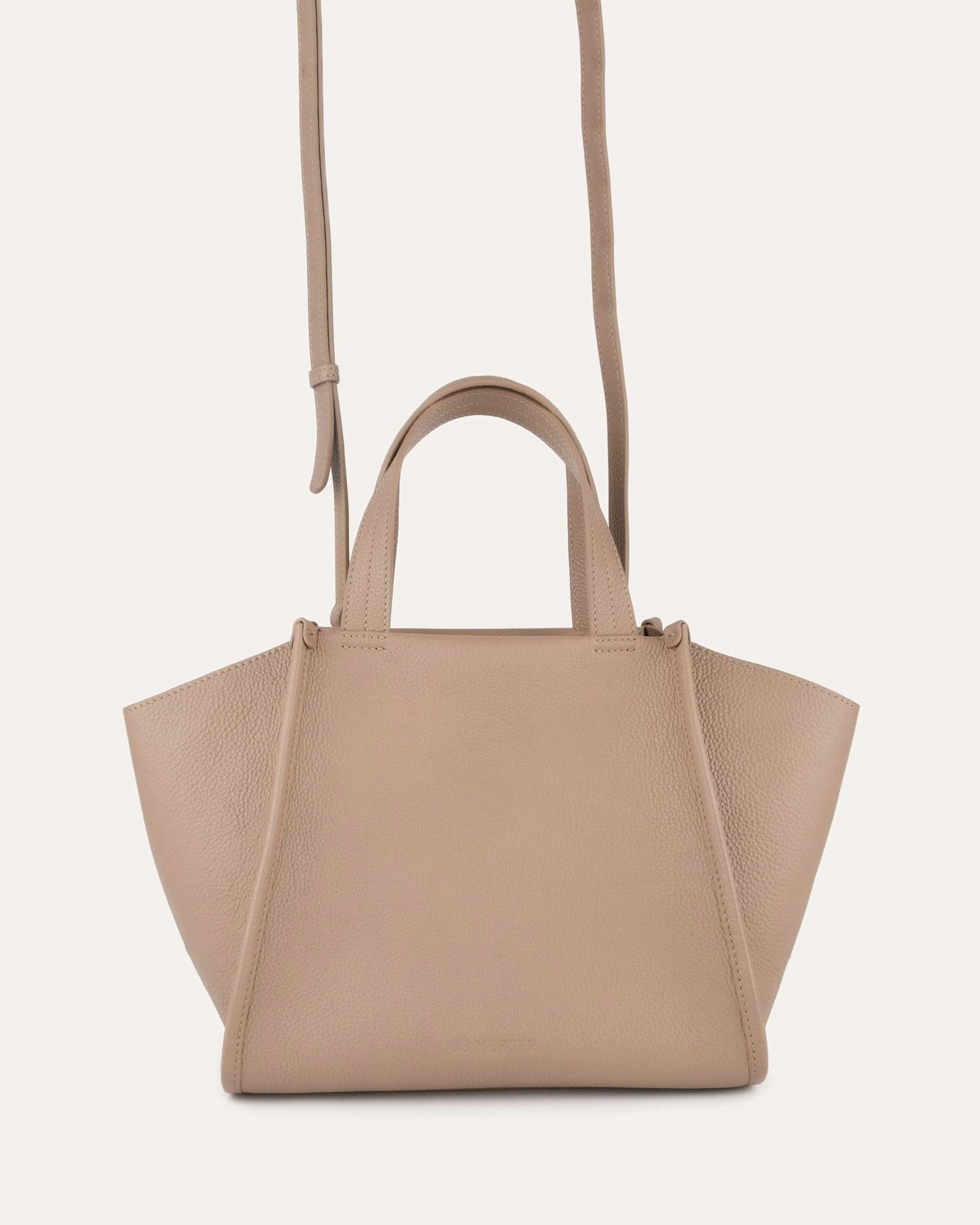 JOYCE CROSSBODY BAG TAUPE LEATHER