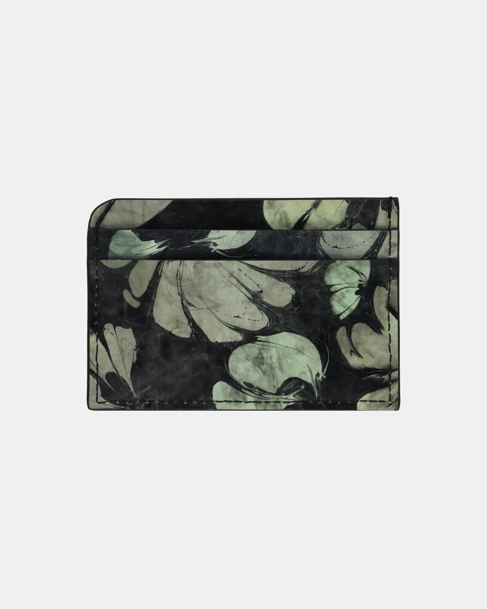 Leather Cardholder Green