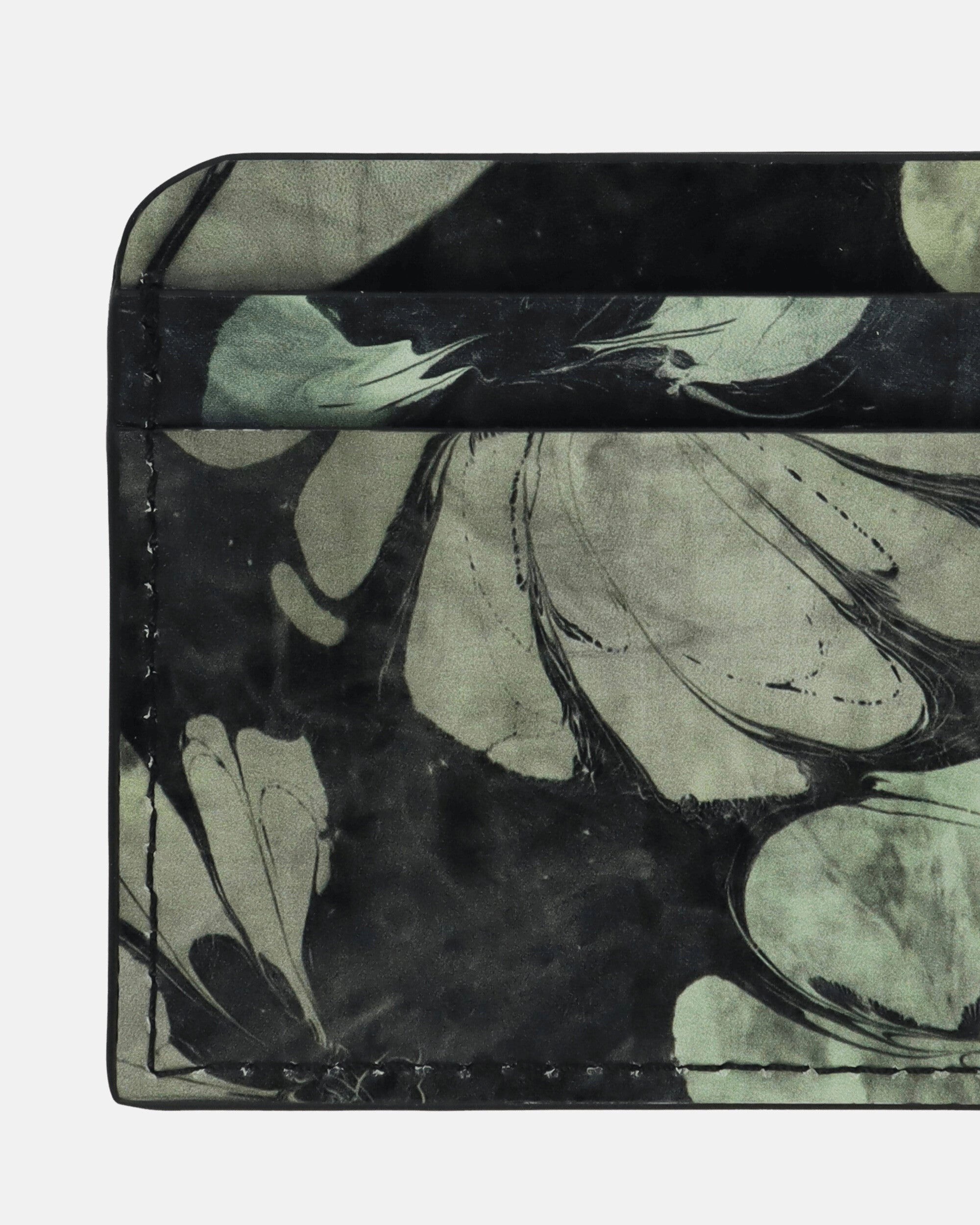 Leather Cardholder Green