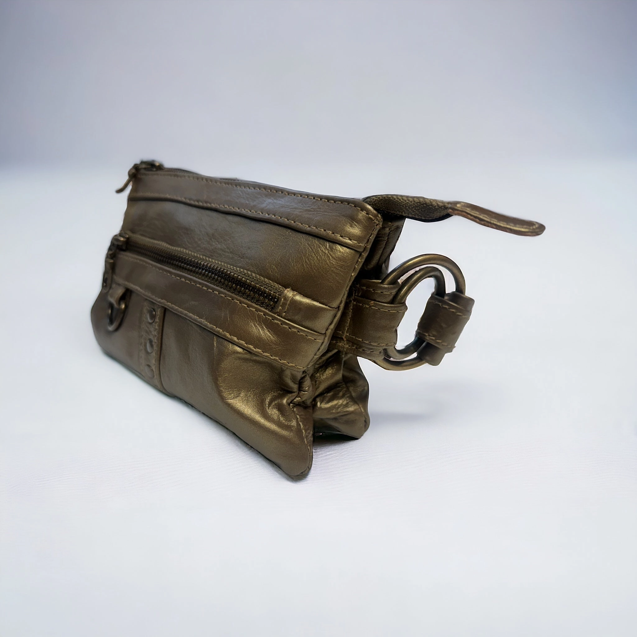 Leather Lila Belt | Dark Gold