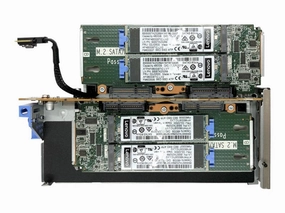 Lenovo ThinkSystem M.2 Riser Cage - Riser card - for ThinkSystem SE350 7D1R, 7D1X, 7Z46 4M17A60522