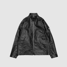 LIGHT LEATHER ORGANAZA JACKET