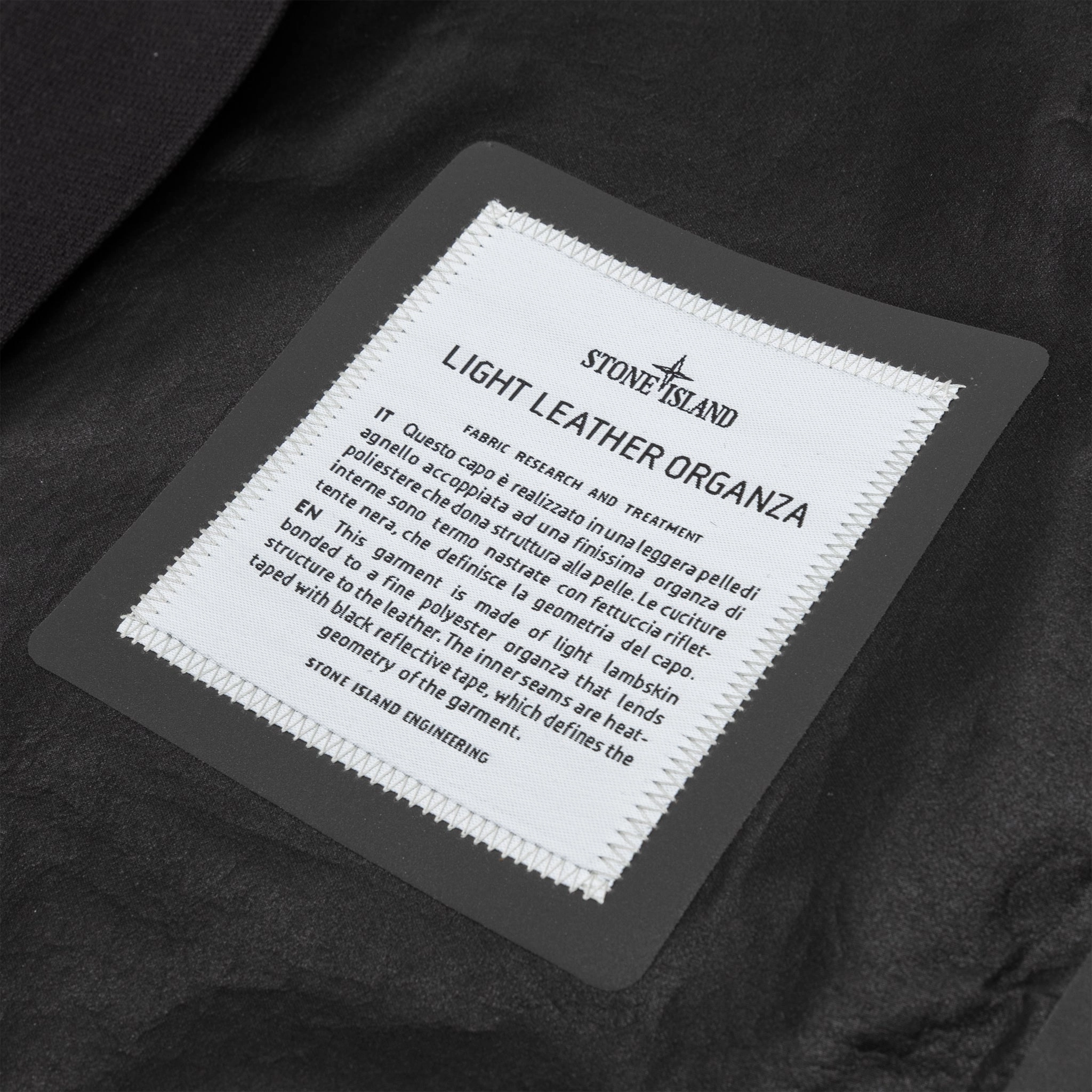 LIGHT LEATHER ORGANAZA JACKET