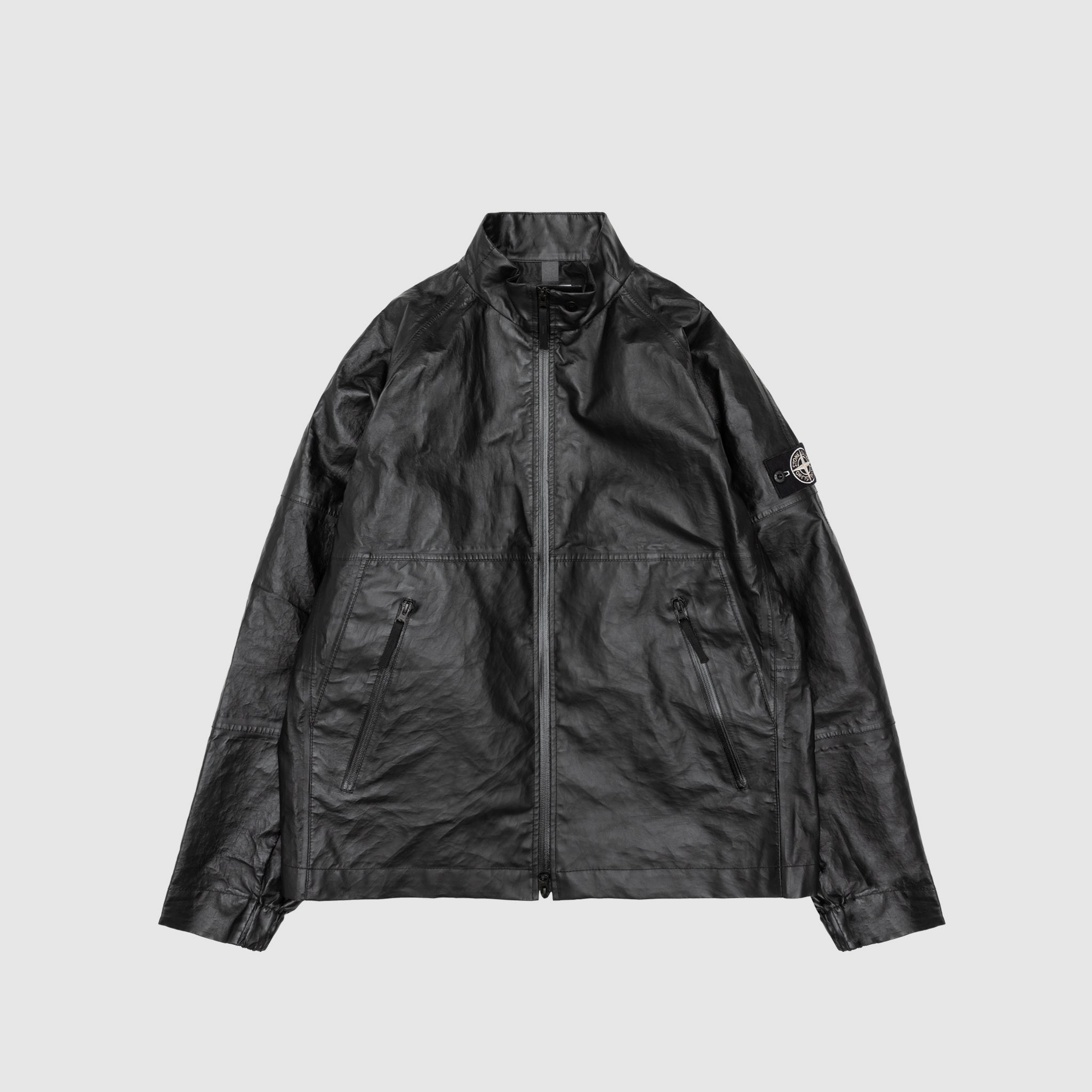 LIGHT LEATHER ORGANAZA JACKET