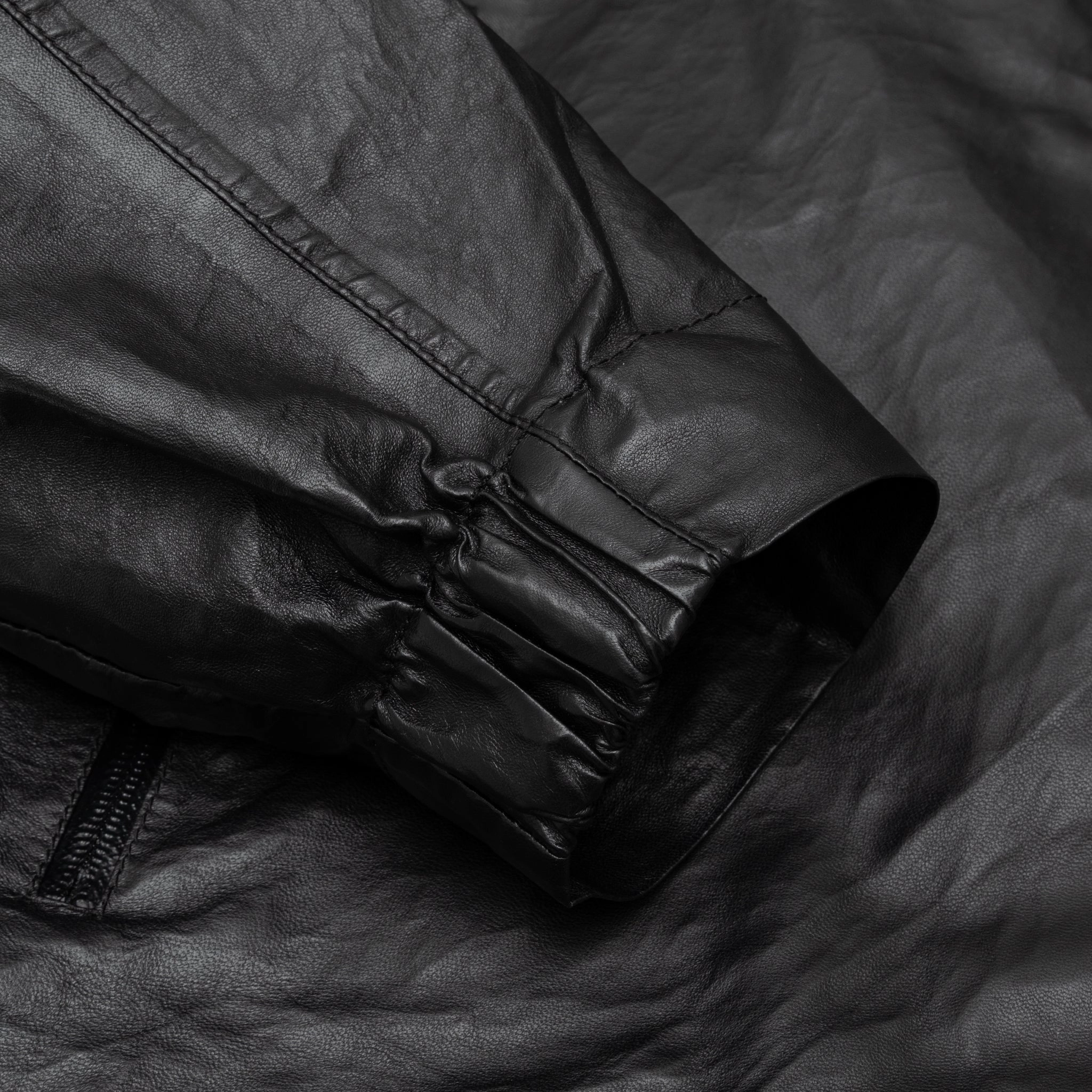 LIGHT LEATHER ORGANAZA JACKET