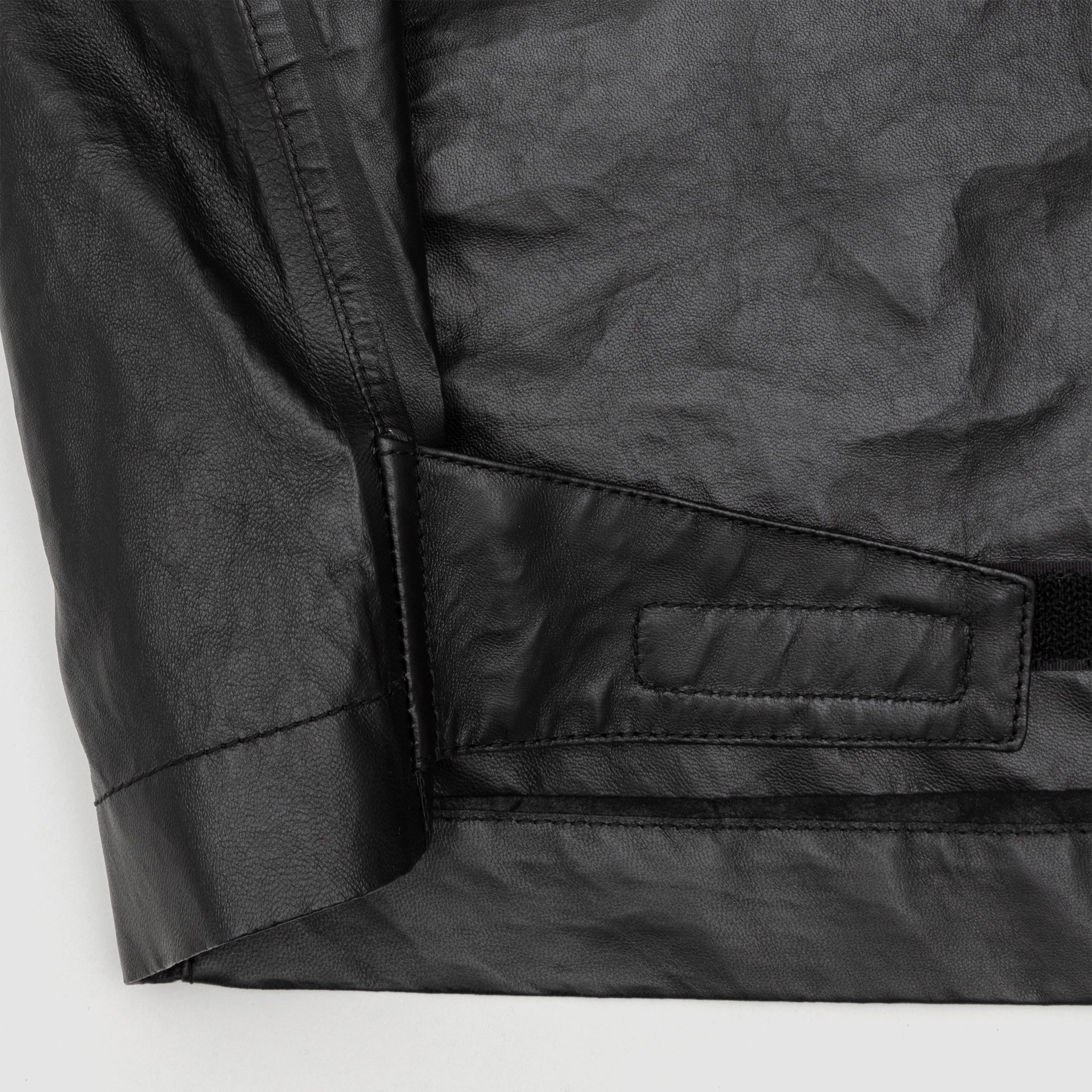 LIGHT LEATHER ORGANAZA JACKET