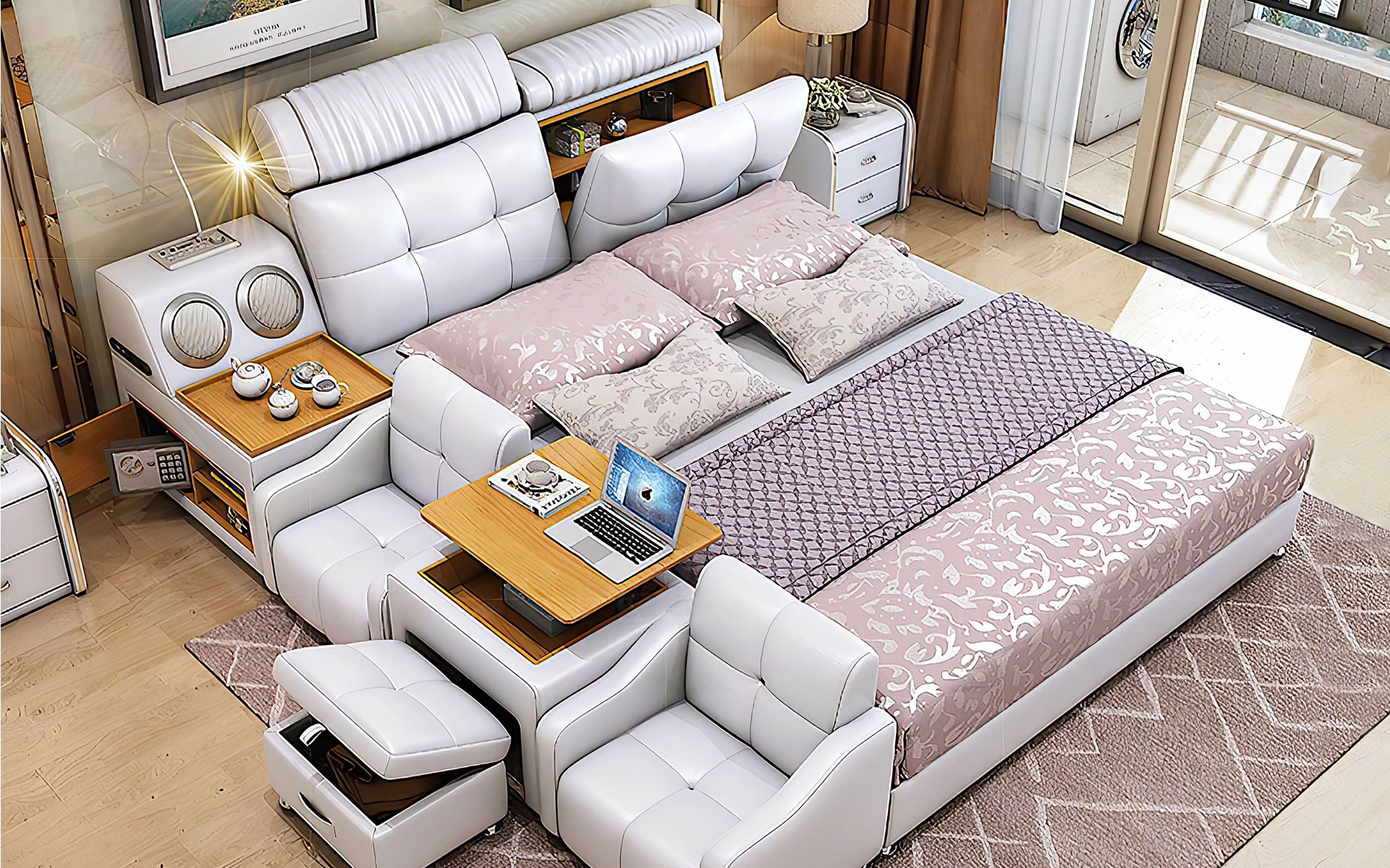Lucinda Modular Modern Multifunctional Smart Bed