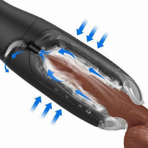 LUOGE Blow Job 360 Deep Squeeze 10 Frequency 5 Sucking Male Masturbator