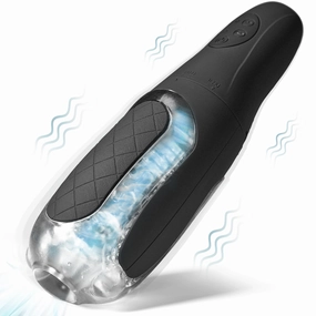 LUOGE Blow Job 360 Deep Squeeze 10 Frequency 5 Sucking Male Masturbator
