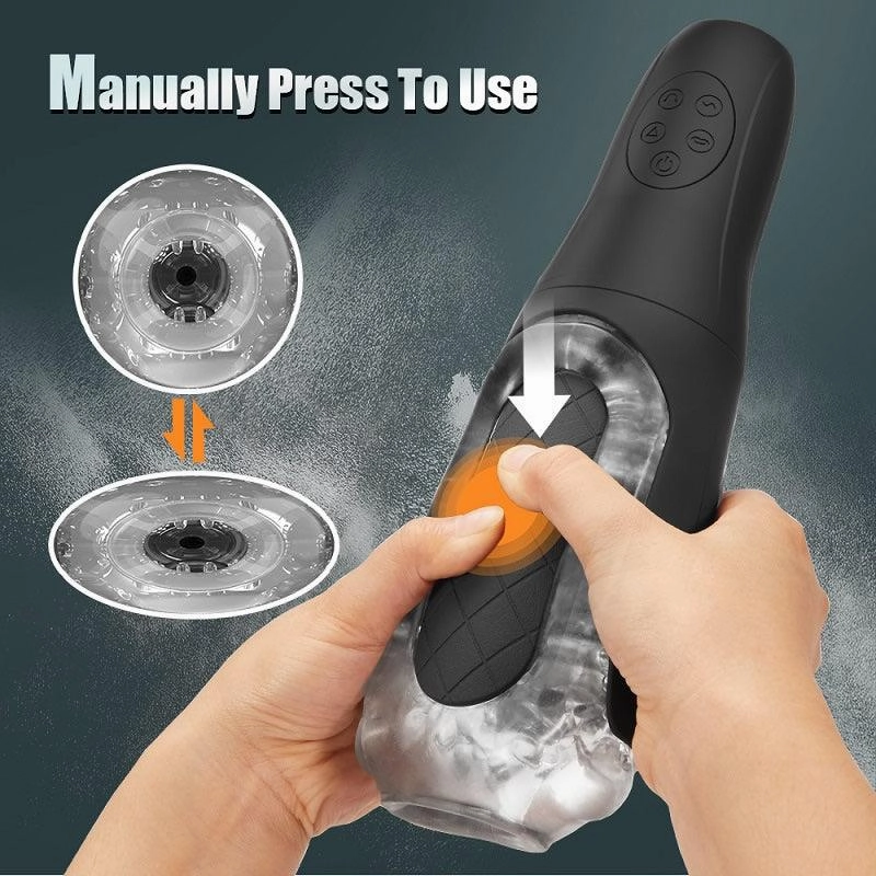 LUOGE Blow Job 360 Deep Squeeze 10 Frequency 5 Sucking Male Masturbator