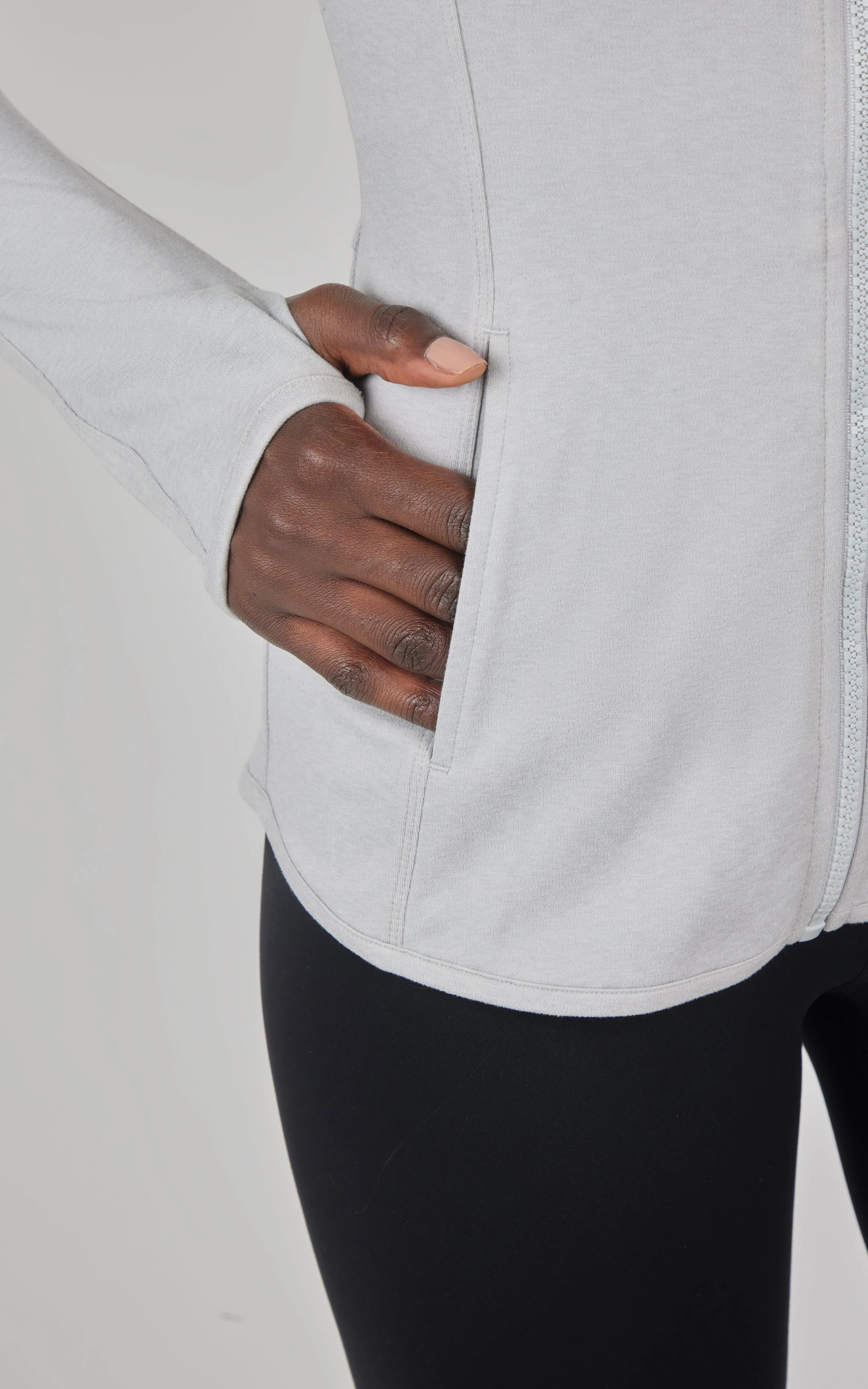 Lux Flared Full Zip Jacket
