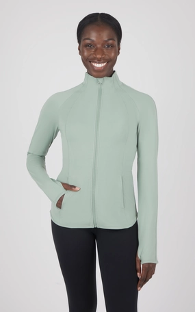 Lux Flared Full Zip Jacket