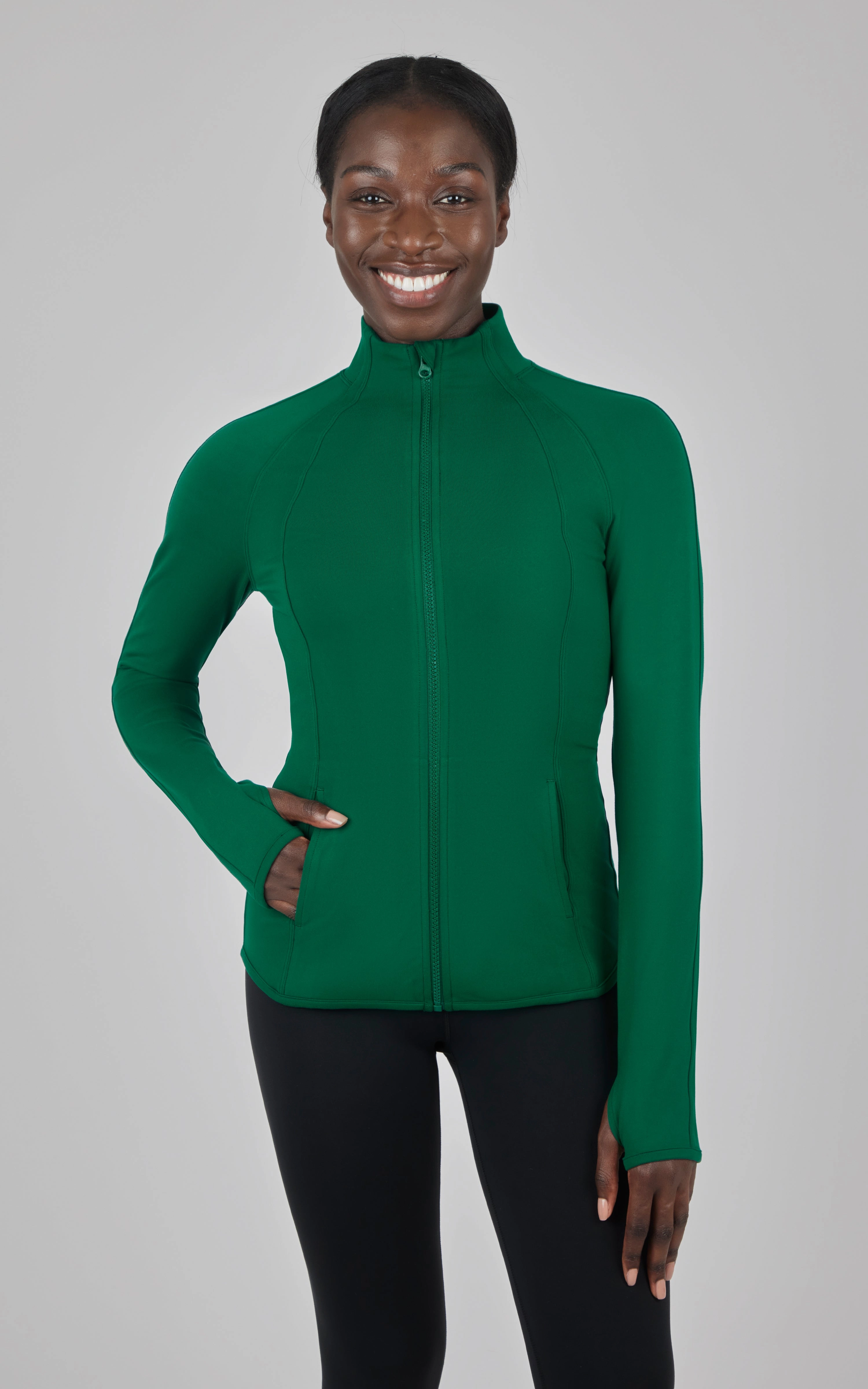 Lux Flared Full Zip Jacket